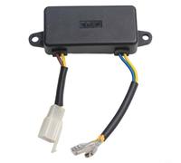 AVR Régulateur de tension automatique pour pièces de générateur de gaz 3 kW 3,5 kW - pour dispositif de protection contre les surtensions Noir 11 cm Taille