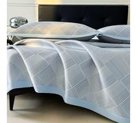 AVSMGP , B, 150 x 200 cm, drap de couchage rafraîchissant avec taies d'oreiller, tapis de couchage rafraîchissant pour l'été, matelas rafraîchissant pour la maison, l'école, le dortoir
