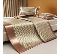 AVSMGP ,C,135×195cm (53.1×76.8"), Surmatelas Rafraîchissant pour Lit avec Taies d'oreiller, Tapis De Couchage D'été Pliable Et Respirant- pour Maison,Dortoirs Et Personnes Ayant Chaud en Dormant