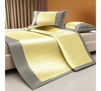 AVSMGP ,E,90×190cm (35.4×74.8"), Surmatelas Rafraîchissant pour Lit avec Taies d'oreiller, Tapis De Couchage D'été Pliable Et Respirant- pour Maison,Dortoirs Et Personnes Ayant Chaud en Dormant