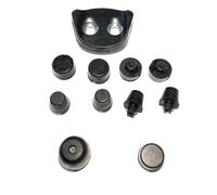 AVXGSONI Butée De Porte Avant Convient pour Mitsubishi Pajero Montero V31 V32 V33 V43 V45 V73 V77 V93 V97 11 pièces amortisseurs de porte voiture tampon butée choc en caoutchouc
