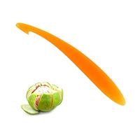 AWAVM 1PC Plastique Rrange Peeling Machine, Longue Poignée Orange Oeeling Machine Outil Orange