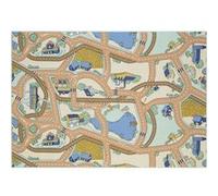 AWE Tapis circuit - Playtime Désert - 95 cm x 133 cm Multicolors G
