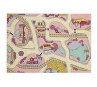 AWE Tapis circuit - Playtime Sable Rose - 95 cm x 133 cm Multicolors G
