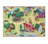AWE Tapis de jeu circuit - Candy Town - 95 cm x 133 cm Multicolors G
