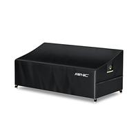 AWNIC Housse de canapé de jardin 3 places imperméable pour meubles de jardin extérieur certifié TÜV Rheinland 220 x 85 x 61/71 cm