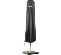 Awnic Housse de Parasol Imperméable 3x3m, 420D Oxford Anti-UV Anti-Déchirure Noir 190x30/40/50cm