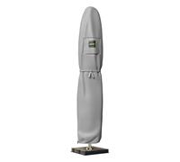Awnic Housse de Parasol Imperméable et Résistante - Tissu Ripstop sur Toute la Surface avec Sangle Centrale Coupe-Vent, Housse pour Parasol Droit avec Fermeture éclair, Gris 190x30/40/50cm
