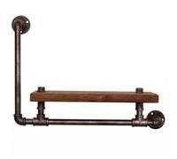 AwnsIMfreien Étagères à tuyaux Vintage, étagère Murale de Salle de Bain Industrielle, Rangement Mural d'angle pour Salon, Cuisine, Chambre à Coucher, Salle Bain