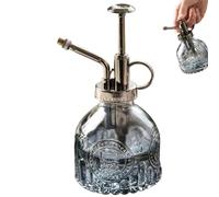 AwnsIMfreien Flacon pulvérisateur Plant Mister en verre, 6, 30 x 3, 15 pouces, portable, brume fine, gaufrage vintage avec poignée pour jardin intérieur