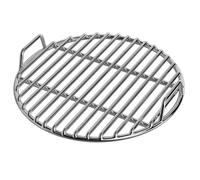 AwnsIMfreien Grille de Gril en Acier Inoxydable, Remplacement de Grille Barbecue Ronde très épaisse pour Les Grils Kamado en émail, 18 Pouces, poignée Blanche, Remplacement des grilles Gril
