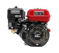 awolsrgiop 7.5CV Moteur Thermique 4 Temps, OHV Moteur à Essence, Monocylindre, 3600 tr/min, pour Motoculteur, Tondeuse, Fraise à Neige, Refroidissement à air