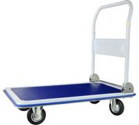 Awtools Chariot de stockage à 4 roues 300Kg Plateforme 90X60Cm