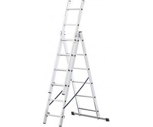 Awtools Échelle en aluminium 3X6 marches 150Kg