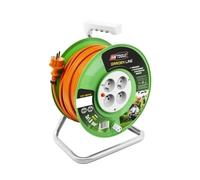 Awtools Enrouleur de ligne de jardin Rallonge 30M 3X1Mm 10A / 2300W