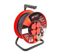 Awtools Enrouleur de rallonge professionnel 40M 3X1,5 Mm 16A / 3680W / ip44