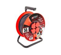 Awtools Enrouleur de rallonge professionnel 50M 3X2.5Mm 16A / 3680W / ip44