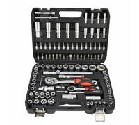 AWTOOLS Jeu de clés 108el 1/2" 1/4" BLACK LINE