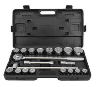 Awtools Jeu de clés 21El. 3/4"/ Boîtier plastique