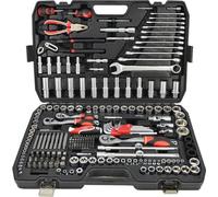 Awtools Jeu de clés 225El 1/2"/3/8"/1/4" Ligne noire