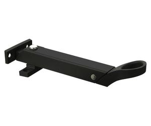 AXA AXAflex : Système combiné d'ouverture et de fermeture de fenêtres pour la ventilation. Réglage progressif avec 3 positions. Ouverture maximale : 160 mm. Rotatif. Peinture noire