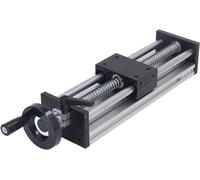 Axe à vitesse linéaire réglable de 200 mm, axes oscillants à rouleaux à billes de précision, tiroirs linéaires - Fraiseuse CNC