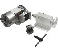 Axe CNC rotatif, moteur Nema 23, pince de serrage à 4 mandrins, kit K12-100mm
