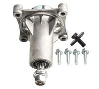 Axe de pont de tondeuse à gazon pour ponts de 117,7 cm, 122,9 cm, 137,2 cm, compatible avec 187292 532187292 assemblage pré-graissé avec poulie et boulons