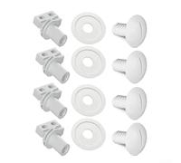 Axe de pour roue Arrière C-65 et Rondelles pour Polaris 180 280 - Pièce de Rechange pour robuste pour Nettoyeur de Piscine pour zodiac EC65 - Installation pour facile - Lot de 2 4 Ensembles pour(4set)