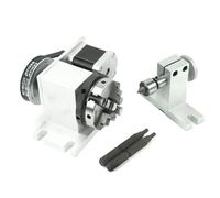 Axe de rotation CNC, configuration de la mâchoire, source d'énergie électrique, 4 mâchoires K12-65