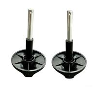 Axe de roue de 10 mm pour roues de barbecue de 17,8 cm : arbre solide à installation rapide pour chariot de barbecue, pièces de rechange pour barbecue extérieur (2 pièces)