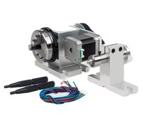 Axe de tournage CNC, mandrin à 4 mors, contre-poupée pour machines à graver, K11-65 mm, 3 mors