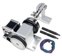 Axe de tournage CNC, mandrin à 4 mors, contre-poupée pour machines à graver, K12-65 mm, 4 mors