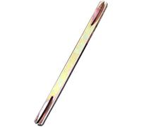 Axe fendu en acier 8 x 100 mm pour poignée de porte et fenêtre - Tige carrée fendue pour fenêtre et porte
