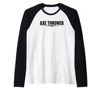 Axe Thrower de Papa de Lancer de Hache de bûcheron Manche Raglan