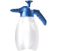 Axel 2000 Pulvérisateur à pompe pour jardinage et nettoyage 2 L (1,8 kg 185,7 g) avec poignée incurvée et soupape de décompression Blanc et bleu Buse de gel longue durée