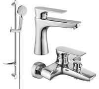 Axel DF40 SET mitigeur bain et lavabo, chromé (73803DF40-00)