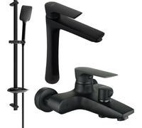 Axel DF62 SET Mélangeur bain et lavabo, noir (73813DF62-70)