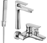 Axel R72 SET mitigeur bain et lavabo, chromé (73813R72-00)