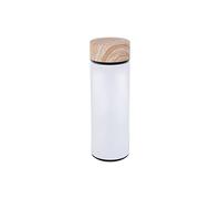 axentia Bouteille isotherme avec couvercle 350 ml Bouteille avec infuseur en acier inoxydable Blanc
