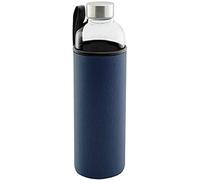 axentia Gourde en verre transparent Bleu foncé env. 1 l