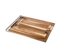 axentia Planche à découper acacia L