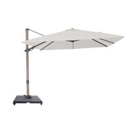 AXI Alina Parasol Déporté Carré avec Pied de Parasol, 300 X 300 Cm | Pour Le Jardin/Terrasse Avec Armature Thermolaquée | Housse De Protection Inclus,