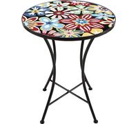 Axi Amélie Table Bistrot, Mosaique, Fiesta Flower | Table D'Appoint Bistrot Pour L'Extérieur, Pour Jardin/Balcon/Terrasse - 60 X 60 X 75 Cm