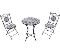 AXI Amélie Table et chaises bistrot, 2 Chaises 1 Table, Ensemble Bistro Extérieur - Bleu Vif | Salon De Jardin Bistrot, Table Bistrot Mosaique Pour