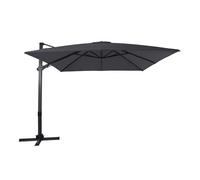 Axi Apollo Premium Parasol Déporté Gris/Anthracite - Parasol Déporté Rectangulaire 300x300cm - Parasol Pied Déporté, Structure Aluminium - Rotation 360 - Parasol Déporté Inclinable - Résistant Aux Uv