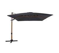 Axi Apollo Premium Parasol Déporté Marron/Gris - Parasol Déporté Rectangulaire 300x300cm - Parasol Pied Déporté, Structure Aluminium - Rotation 360 - Parasol Déporté Inclinable - Résistant Aux Uv