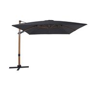 Axi Apollo Premium Parasol Déporté Marron/Gris - Rectangulaire 300X300Cm -Structure Aluminium - Rotation 360 - Inclinable - Résistant Aux Uv