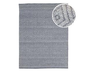 Axi Bali Tapis D'Extérieur, Rectangulaire, Gris, 140 X 120 Cm / Épaisseur : 5 Mm- Tapis Jardin Extérieur/Intérieur - Tapis Balcon Fabriqué À Partir De Bouteilles En Pet Recy s
