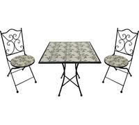Axi Camilla Table Et Chaise Bistrot, 2 Chaises 1 Table, Ensemble Bistro Extérieur, Mosaique Rose Romantique - Salon De Jardin Bistrot, Table Bistrot